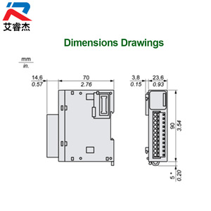 TM3DQ8U เอาท์พุทแบบแยกส่วนโมดูล TM3ชุด8เอาท์พุททรานซิสเตอร์ nsch-neider TM3DQ8U PLC - Product Image 2