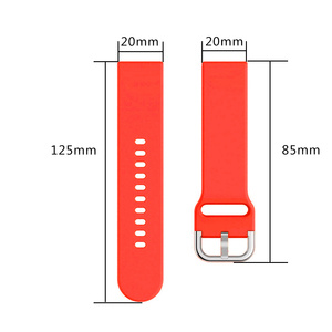 <span class=keywords><strong>Bracelet</strong></span> de montre sport <span class=keywords><strong>en</strong></span> <span class=keywords><strong>silicone</strong></span> de couleur unie, <span class=keywords><strong>bracelet</strong></span> de remplacement <span class=keywords><strong>pour</strong></span> Samsung <span class=keywords><strong>Galaxy</strong></span> <span class=keywords><strong>Watch</strong></span> Active / <span class=keywords><strong>Active2</strong></span> 20 mm 22 mm - Product Image 3