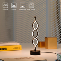 Lampe de Table Tactile Moderne 3 Couleurs LED, Lampe de Bureau avec Prise USB et Intensité Variable pour Hôtels Haut de Gamme, Maison, Bureau et Chambres