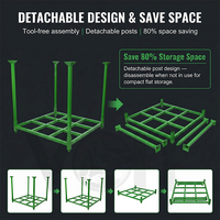 Étagère de stockage pliable en acier durable haute capacité 2400 lb pour la logistique de marchandises