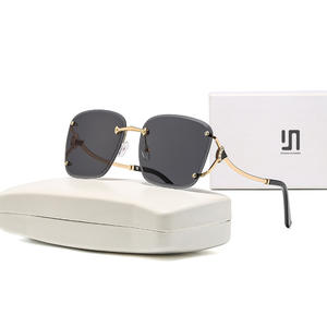 Nouvelles Lunettes de Soleil Sans Monture pour Femmes, Monture Métallique, Protection UV400, Type 3, Lunettes de Soleil à la Mode, Lunettes Sophistiquées - Product Image 5