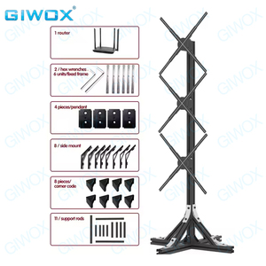 Giwox Top-Rated con người Robot <span class=keywords><strong>3D</strong></span> ba chiều 3*1 nối Holographic Fan sychronized video tường thiết bị khác Thiết bị - Product Image 4
