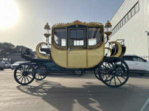 Carruaje de Caballos de Lujo Real para Bodas, para Lugares Turísticos, Carruaje de Caballos de Alta Calidad para Recorridos Turísticos, Venta de Fábrica - Product Image 2
