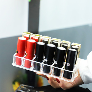 12 Space Acrylic Lipstick Lip Gloss Storage <b>Box</b> Transparent Beauty Cosmetic Organizer Display - Product Image 6