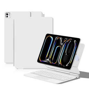 Nuevo Teclado Inalámbrico Inteligente ABS para iPad <span class=keywords><strong>Air</strong></span> 10.9/11 Pro 11 con Panel Táctil Retroiluminado de 7 Colores, Diseño Ultra Delgado - Product Image 2