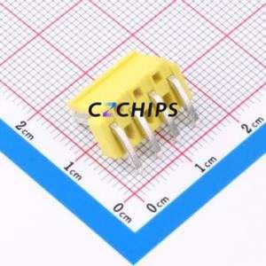 W396110K-4PY2123 Wire-to-Board Pin Header Bent Lead Through Hole,P=3.96mm Connector 1x4P 3.96mm Right Angle Insert VH - Product Image 2