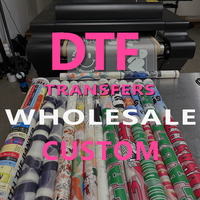 Transferts DTF Personnalisés pour T-Shirts : Impressions Thermiques en PET Lavables et Durables pour Designs Féminins