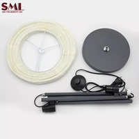 SML lampadaire contrôle tactile nuit lampadaire USB Rechargeable soins des yeux lampe de Table Design papier noir métal lumière