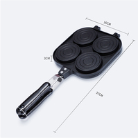 Petit plat à rôtir en aluminium double face antiadhésif pour usage domestique, compatible gaz et induction, capacité <1L, pour la cuisson de gâteaux, d'œufs et de burgers
