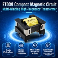 Chargeur Alimentation 12V 2A ETD34 Transformateur Fil de Cuivre Conforme RoHS