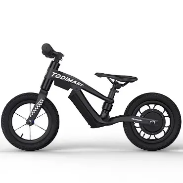 12 인치 아이 자전거 오프로드 타이어 100W 고속 브러시리스 모터 22V 2.5AH 리튬 배터리 어린이 자전거