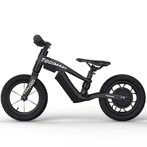 12 Zoll Kid Bike Offroad-Reifen 100W bürstenloser Hoch geschwindigkeit motor 22V 2.5AH Lithium batterie Kinder fahrrad