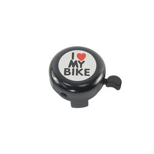 Campana para Bicicleta de Montaña para Niños, Mini Campana de Aluminio en Forma de Corazón con la Inscripción 'I Love <span class=keywords><strong>My</strong></span> Bike' - Product Image 3