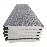 Panneau mural isolant thermique extérieur en PU sculpté métallique, moderne, imperméable et résistant à l'humidité, pour la construction d'hôtels et de villas