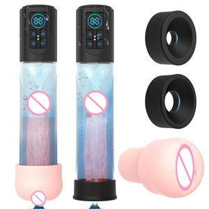 Grande pompe pour agrandissement du pénis pénis masculin Pompe à vide améliorée Manchon en silicone SPA Coupe de masturbation - Product Image 1