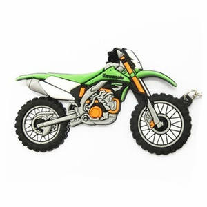 Todo Tipo de llaveros al por mayor personalizado 3D suave de alta calidad llaveros de motocicleta de goma - Product Image 3