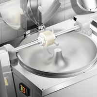 Automatische roestvrijstalen groente snij-, raspen- en blokjesmachine, commerciële fruit- en groentesnijder voor sala, food-grade