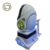 LeaderDream Factory suministro Parque de Atracciones paseos simulador de realidad Virtual 9d huevo VR cine 2 asientos Vr máquina de juego