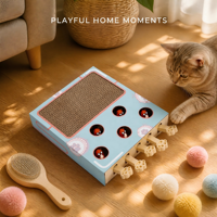   Griffoir pour chat en plastique, jouet multifonctionnel pour chat, pour griffer et jouer interactivement