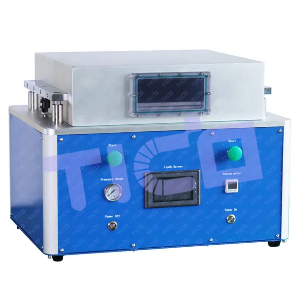 300mm Customized Vacuum Secondary Hot Sealing Machine with Auto Piercing for Polymer Lithium Ion Battery