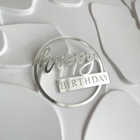 Hochwertige Acryl kuchen Topper Geburtstags torte Dekoration