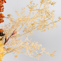 Fabricant naturel comme en gros bouquet de chrysanthèmes artificiels de haute qualité décoration de pièce maîtresse d'aménagement paysager de mariage