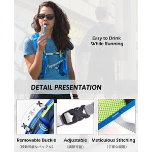 अनुकूलन योग्य स्टाइलिश वाटरप्रूफ पोर्टेबल नायलॉन रनिंग पुरुषों की महिलाओं के 5.5l हाइड्रेशन पैक साइकिल चलाना आउटडोर मैराथन - Product Image 4