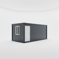 Maison conteneur en acier de luxe de haute qualité à double étage, préfabriquée, pour bureau, toilettes mobiles et logements modulaires pour parcs