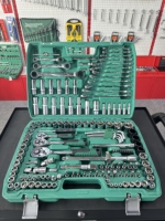 Juego de Herramientas Profesional de Alta Calidad de 151 Piezas para Reparación de Vehículos, Herramientas Manuales Multifuncionales, Juego Completo de Herramientas Combinadas para Reparación en Garaje