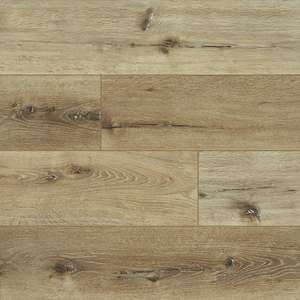 Plancher flottant en PVC imitation bois de luxe, planche de revêtement de sol en vinyle SPC, carrelage de sol en vinyle LVT - Product Image 1