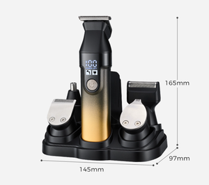 Kit Profesional de Afeitado 6 en 1, 7000 RPM, Resistente al Agua, para Hombre, Recortadora de Barba, Vello Facial, Corporal y Nasal, para Uso en Casa - Product Image 6