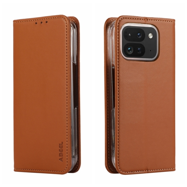 Black Fridays For Google Pixel 9 Pro Fold ABEEL RFID  Flip Leather Phone Case