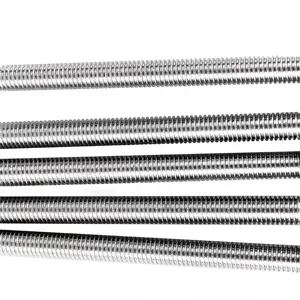 Paslanmaz çelik dişli çubuklar 8mm 304 ve 316 yivli vida cıvata din 975 dişli çubuk m8 m10