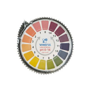 Rotolo universale delle strisce di prova del <span class=keywords><strong>pH</strong></span> del produttore, striscia di carta Ph1-14 prova della gamma completa 5M - Product Image 3
