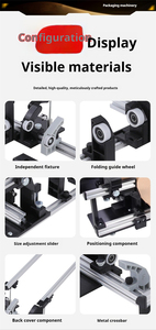 Adjustable Size <b>Small</b> Automatic Paper <b>Box</b> Folding Machine Manual Baler Type Aircraft <b>Box</b> Binding Forming Equipment - Product Image 5