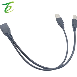 सहायक बिजली आपूर्ति के साथ यूएसबी <span class=keywords><strong>2</strong></span>.0 एक्सटेंशन केबल, यूएसबी 1-से-<span class=keywords><strong>2</strong></span> डेटा केबल, 1 महिला से <span class=keywords><strong>2</strong></span> पुरुष वाई-प्रकार केबल - Product Image 5