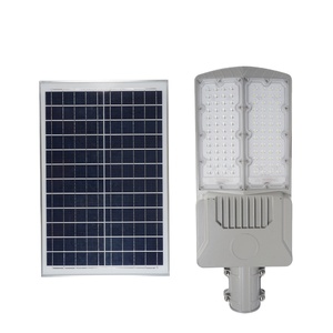 ไฟถนน LED พลังงานแสงอาทิตย์ควบคุมด้วยรีโมต150W IP65กันน้ำกลางแจ้งให้ความสว่างสูง - Product Image 1