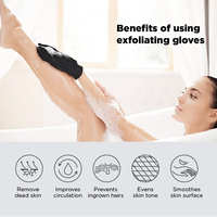 Gant Exfoliant Kessa Marocain pour le Corps à Nettoyage en Profondeur, Logo Personnalisé, Faible MOQ
