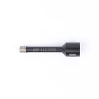 Foret diamanté à noyau sec de 10 mm avec filetage M14 5/8''-11 et segment soudé au laser, scie cloche diamantée durable pour marbre et granit