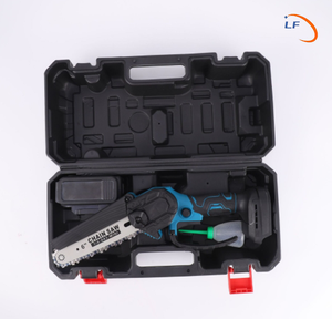 6 pouces 21V Industriel Portable De Poche Électrique Brique Scie À Chaîne Sans Fil Scie À Chaîne Moteur Brushless 5AH Batterie - Product Image 5