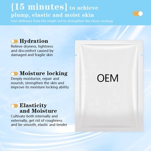 Lait Peau Hydratant Hydratant Vitamine C Feuille Masque <span class=keywords><strong>Bio</strong></span> À Base De Fruits Aloe Ingrédients Anti-Rides Éclaircissant Masque Visage - Product Image 6