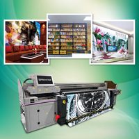 Machine de guidage de ruban de 2,5 mètres avec 24 buses Konica, utilisée pour les imprimantes UV grand format pour affiches publicitaires