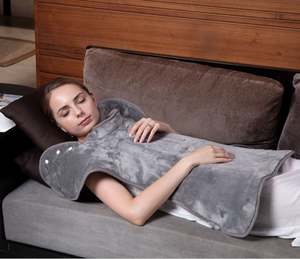 Coussin chauffant pour le soulagement des douleurs du dos, grand coussin chauffant 24x33 pouces pour le cou et les épaules, enveloppe chauffante avec température réglable - Product Image 3