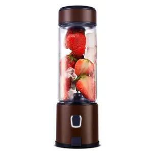 Factory prices new product hot sale juicer rechargeable battery 450ml mini usb blender personal portable blender