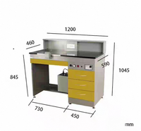 Meubles de laboratoire dentaire modulaires multifonctionnels, bureau de travail pour médecin, pour le service dentaire des hôpitaux généralistes