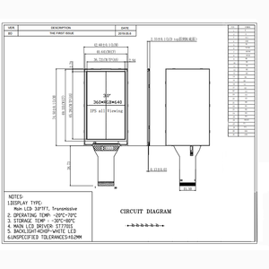<span class=keywords><strong>Module</strong></span> d'affichage <span class=keywords><strong>LCD</strong></span> <span class=keywords><strong>TFT</strong></span> 7701SN de <span class=keywords><strong>3</strong></span> pouces 360*640 personnalisé avec interface RVB 40 broches de type IPS du fournisseur - Product Image 4