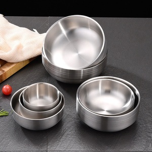 <span class=keywords><strong>Bol</strong></span> à soupe de riz Kimchi coréen argent doré 304 <span class=keywords><strong>bol</strong></span> double couche en acier inoxydable <span class=keywords><strong>bol</strong></span> à soupe Ramen <span class=keywords><strong>bol</strong></span> à nouilles - Product Image 5