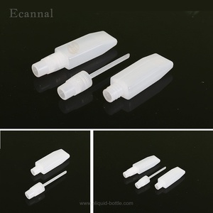 Ecannal – Flacon échantillon mini en plastique HDPE de haute qualité, étanche et hermétique, 1,5 ml/1,5 g, avec bouchon spatule et tige d'agitation - Product Image 3
