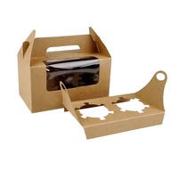 Boîtes personnalisées pour dragées, bonbons et biscuits, emballage pour gâteaux de mariage et cupcakes, boîte à poignée