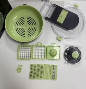 Cortador de Verduras Multifuncional 9 en 1, Rebanador, Triturador, Picador de Verduras, Herramienta para Cortar Patatas, Gadget para el Hogar - Product Image 1
